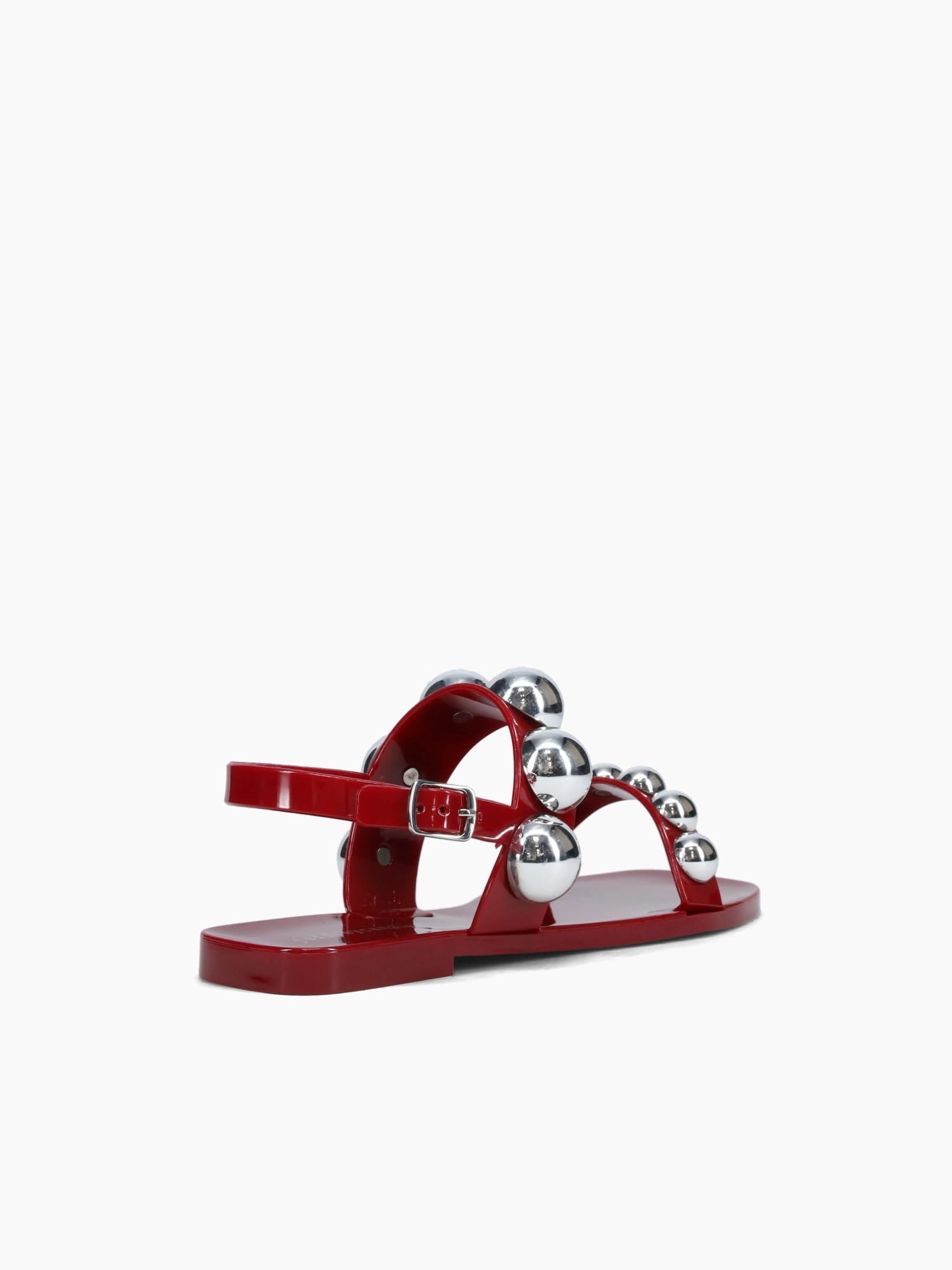 Quick Entry Gum Drop Red Silver shiny