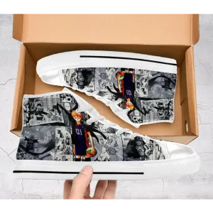 Haikyuu Hinata Shouyou Anime Shoes High Top Sneakers for Kids and Adults