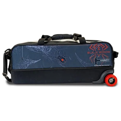 Hammer Dye Sub Triple Tote <br>Black Widow <br>3 Ball Tote Roller