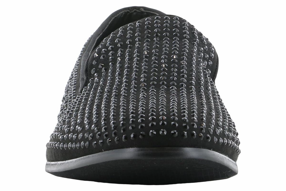 Steve Madden Caviarr Black Stud Loafer Forever Shade
