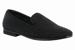 Handmade Fit Steve Madden Caviarr Black Stud Loafer Durable Feel Grab Pair Steve Madden Caviarr Black Stud Loafer