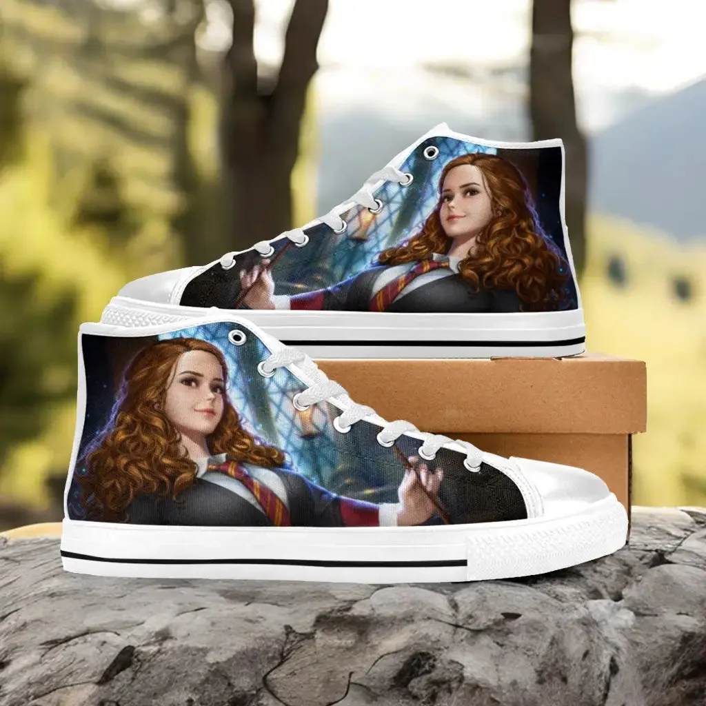 Harry Potter Hermione Granger Shoes High Top Sneakers for Kids and Adults