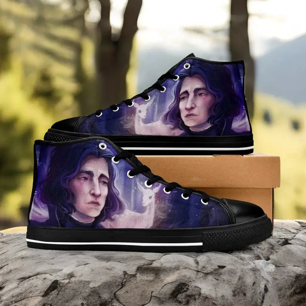 Harry Potter Severus Snape Shoes High Top Sneakers for Kids and Adults