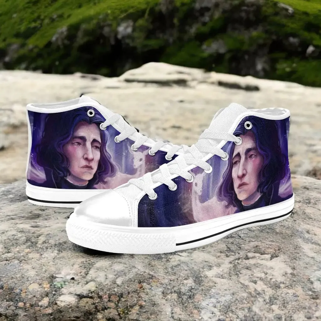 Harry Potter Severus Snape Shoes High Top Sneakers for Kids and Adults