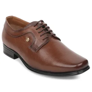 Healers Brown Formal Lacing Derby Shoes For Men UDL-15 By Liberty