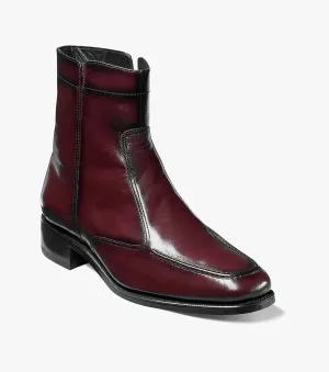 High-performance piece Essex Moc Toe Zip Boot-Black Cherry | Florsheim Pilates Essex Moc Toe Zip Boot-Black Cherry | Florsheim