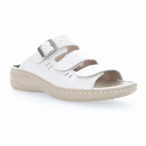 Travel - friendly shoe Breezy Walker Slide-White Onyx| PROPET