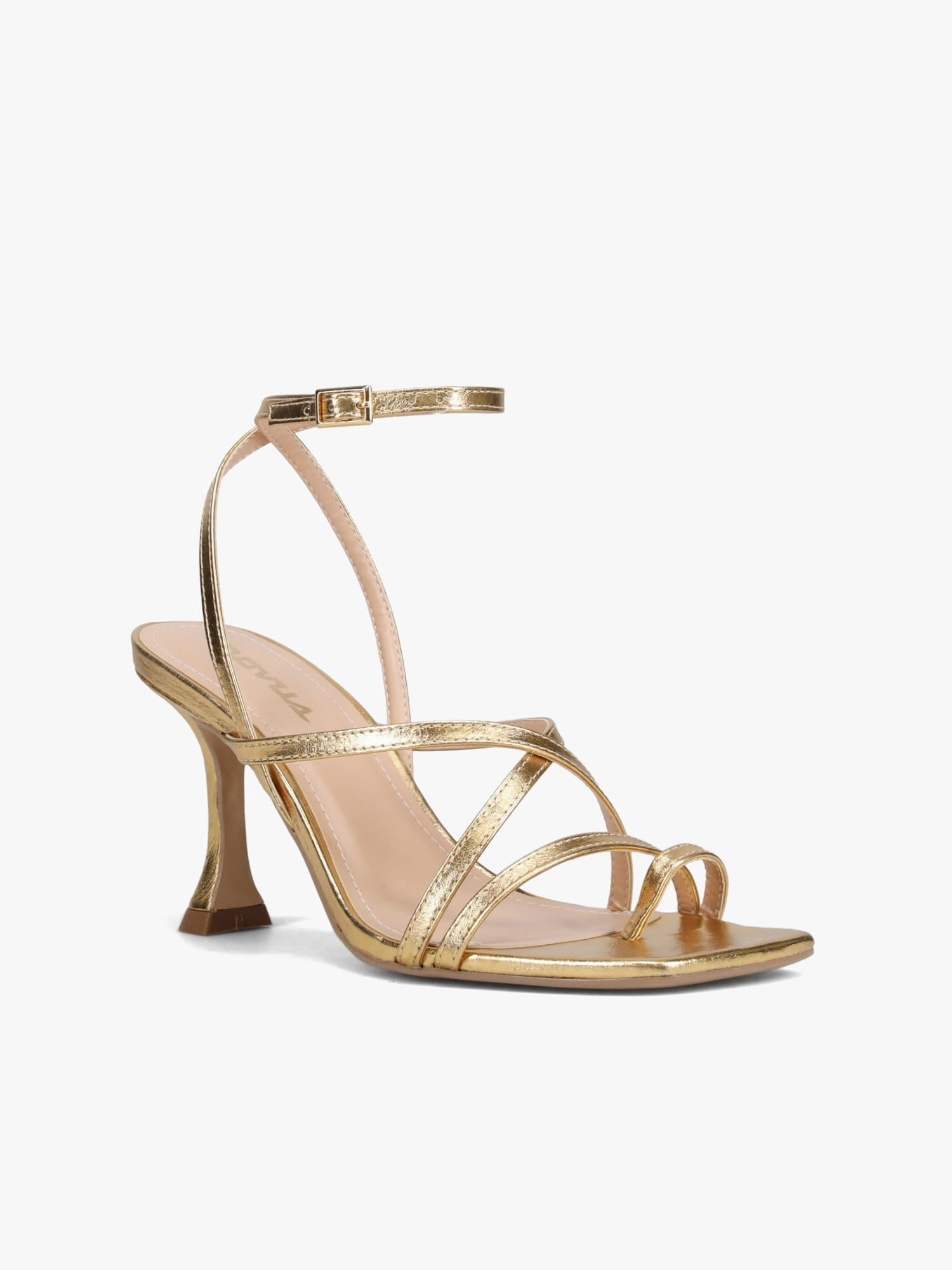 Party Pop Hillary Gold Crystal Leather