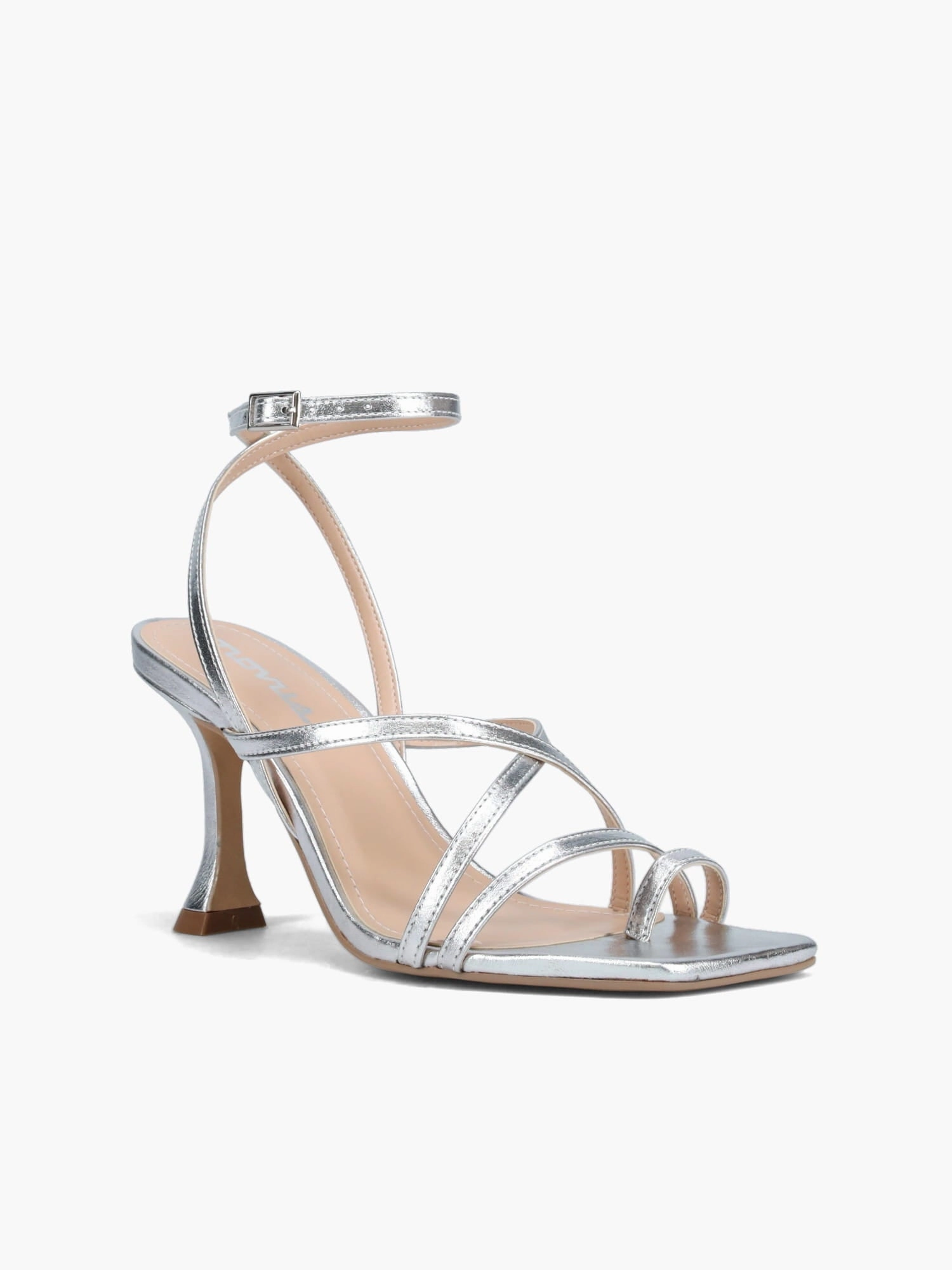 Water Friendly Stay Cool Hillary Silver Crystal Leather