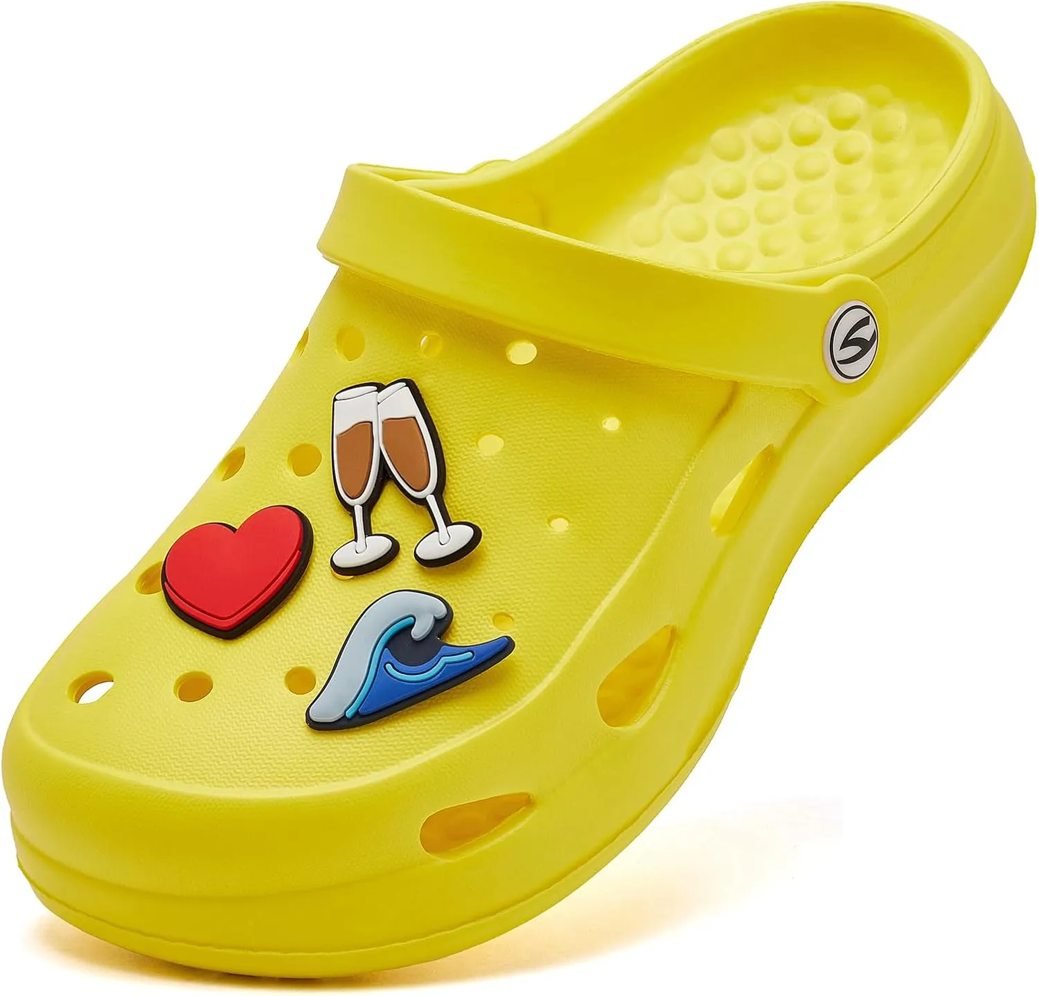 HOBIBEAR Women Classic Clog Slip on Garden Shoes Sandals Slippers for Indoor Outdoor