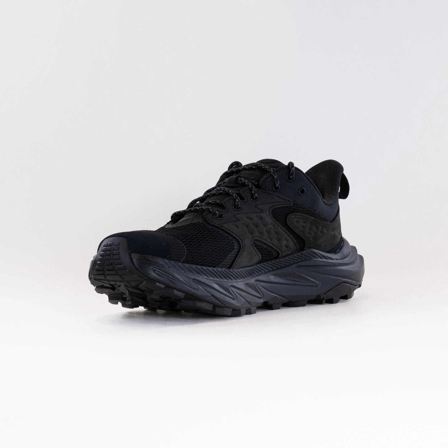 Block Walk Fashionable Fit Hoka Anacapa 2 Low GTX Wide (Men's) - Black/Black