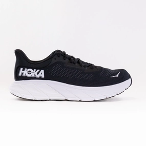 Hoka Arahi 7 Wide (Men's) - Black/White Travel Step-On Glide Comfort Layer Stay Stylish Shade Step Hoka Arahi 7 Wide (Men's) - Black/White