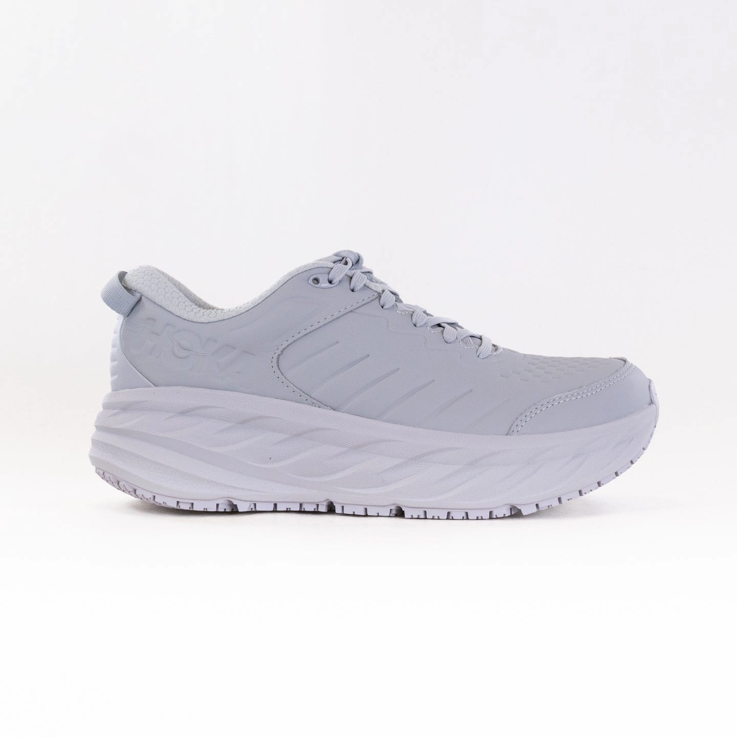 Outdoor Walk Day Run Hoka Bondi SR Wide (Men's) - Harbor Mist/Lunar Rock
