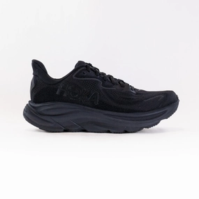 Hoka Clifton 10 Extra Wide (Men's) - Black/Black Smart Walk Hoka Clifton 10 Extra Wide (Men's) - Black/Black Padded Touch