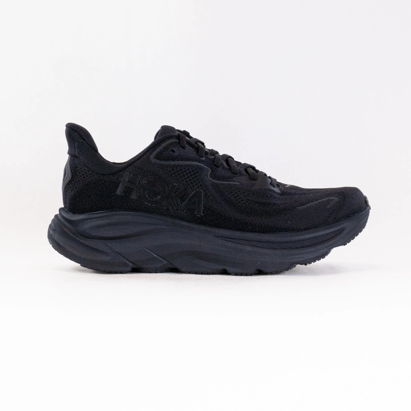 Hoka Clifton 10 Extra Wide (Men's) - Black/Black Padded Touch