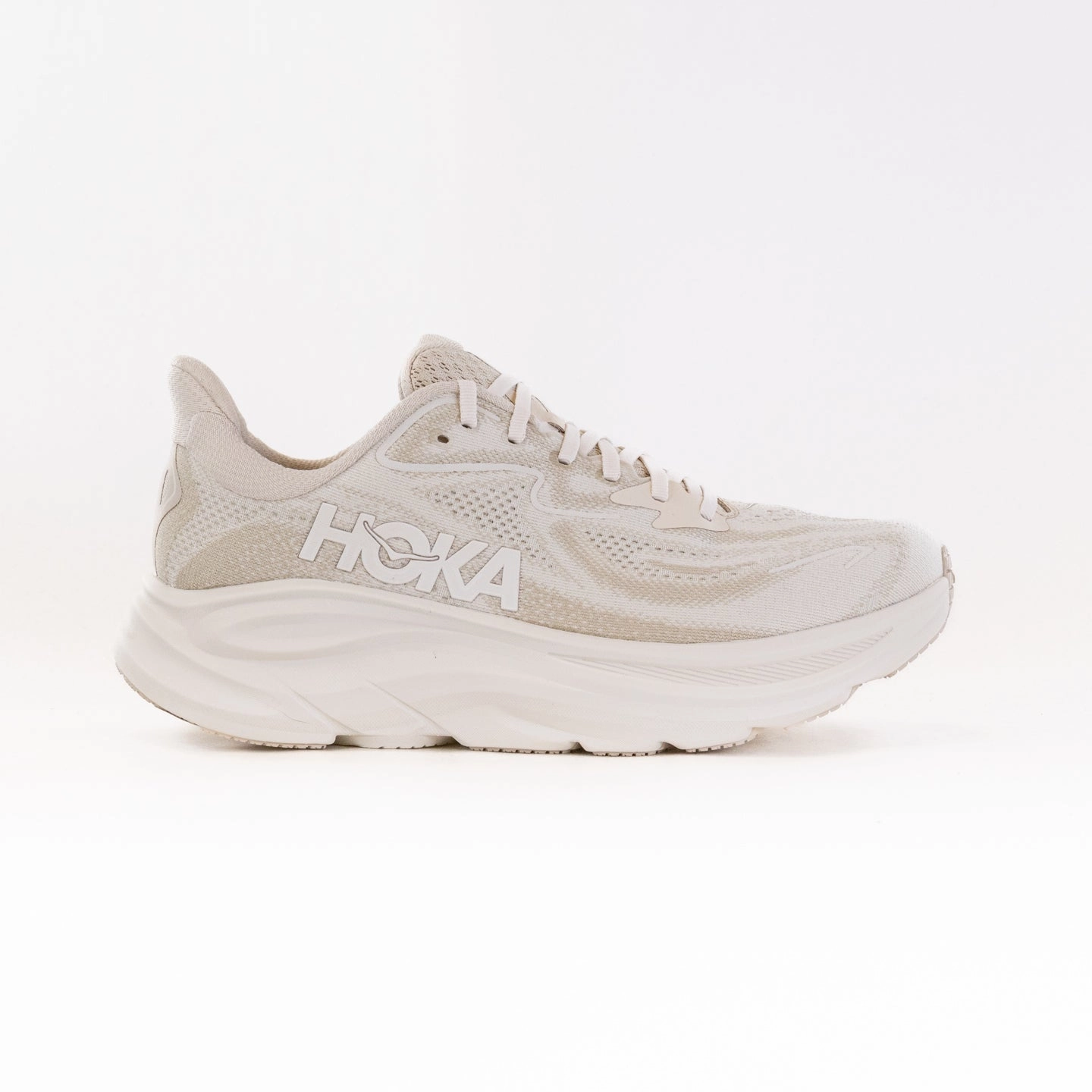 Rain Day Light Jog Hoka Clifton 10 (Men's) - Oatmeal/Oat Milk