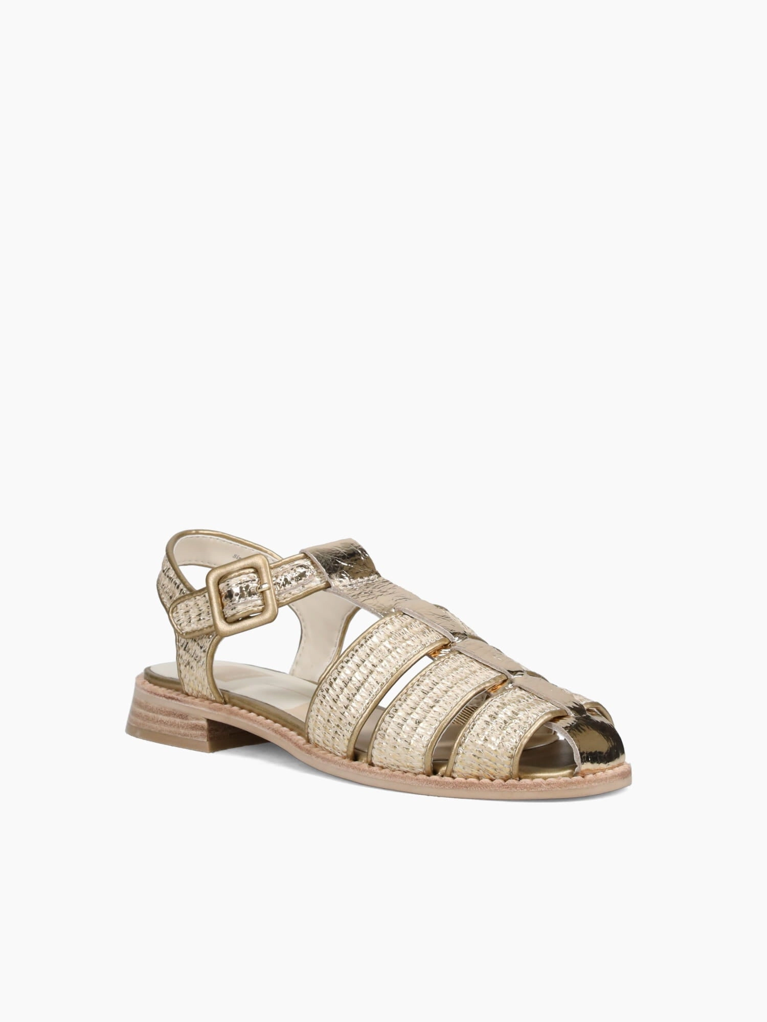 Holis Light Gold Raffia Summer Vibe Comfortable Summer Walk
