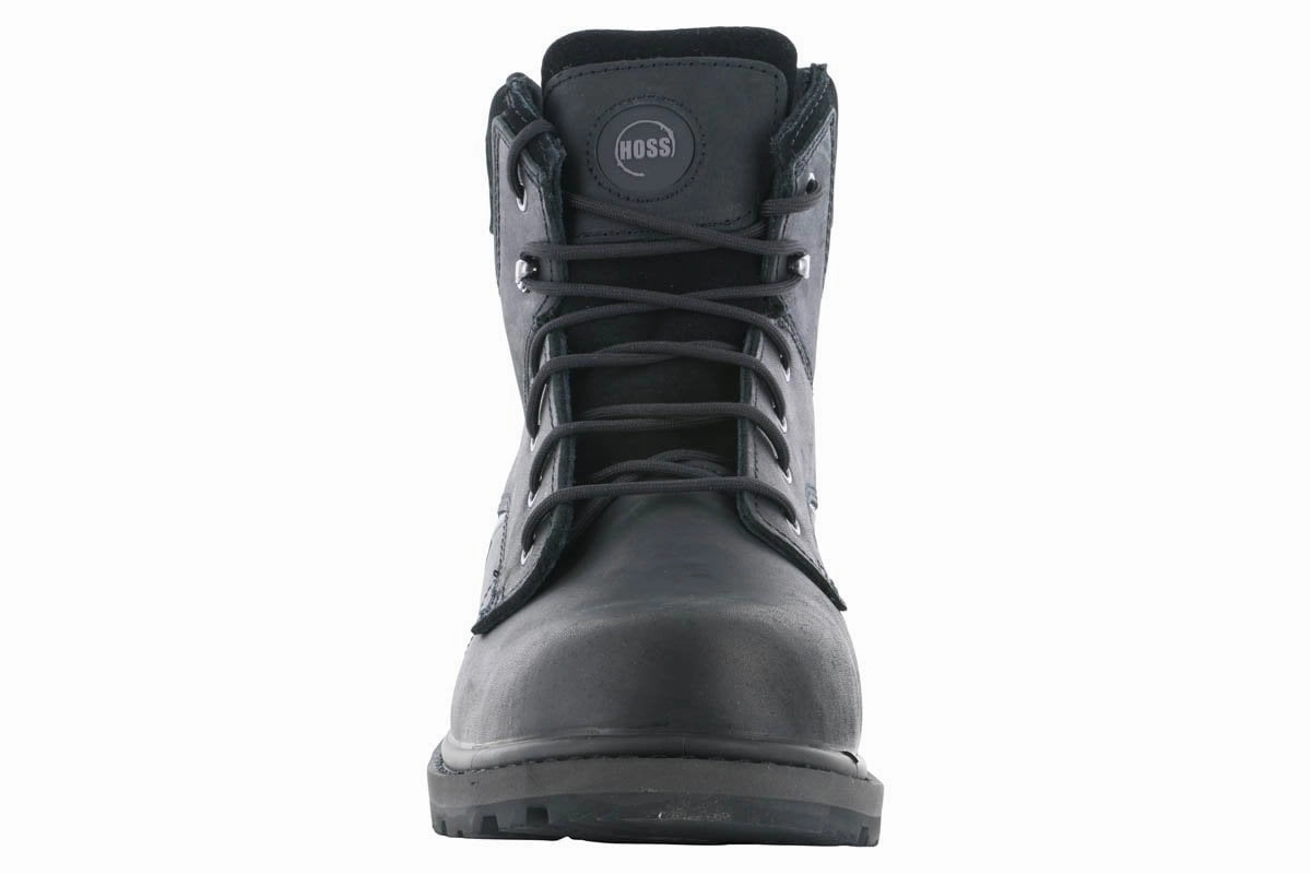 Hoss Carson 6" Composite Toe Boot Black Work Environment Ready
