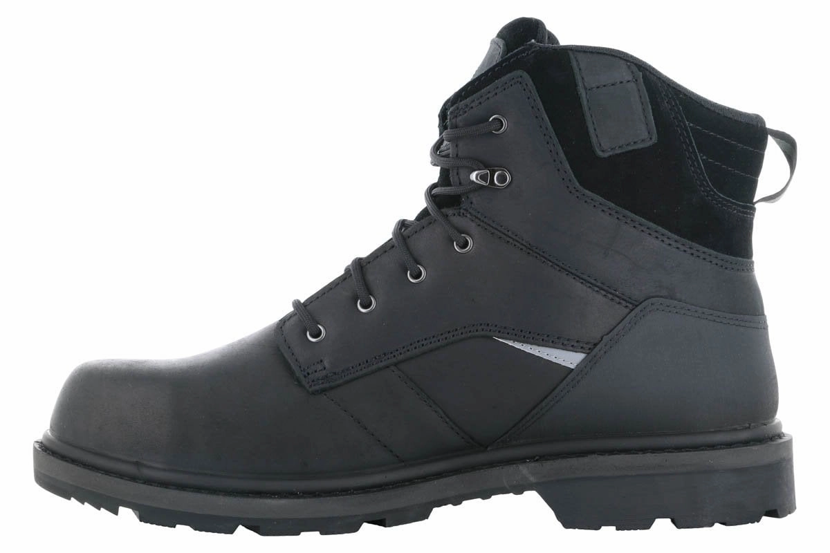 Hoss Carson 6" Composite Toe Boot Black Rugged Protection