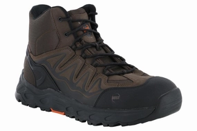 Hoss Eric Hi Aluminum Safety Toe Brown Secure fit Hoss Eric Hi Aluminum Safety Toe Brown All Purpose Fit Hard Wearing Lining