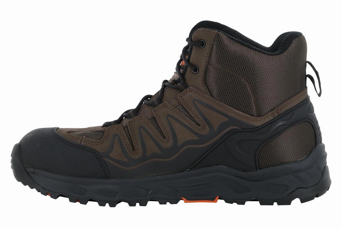 Waterproof footwear Hoss Eric Hi Aluminum Safety Toe Brown