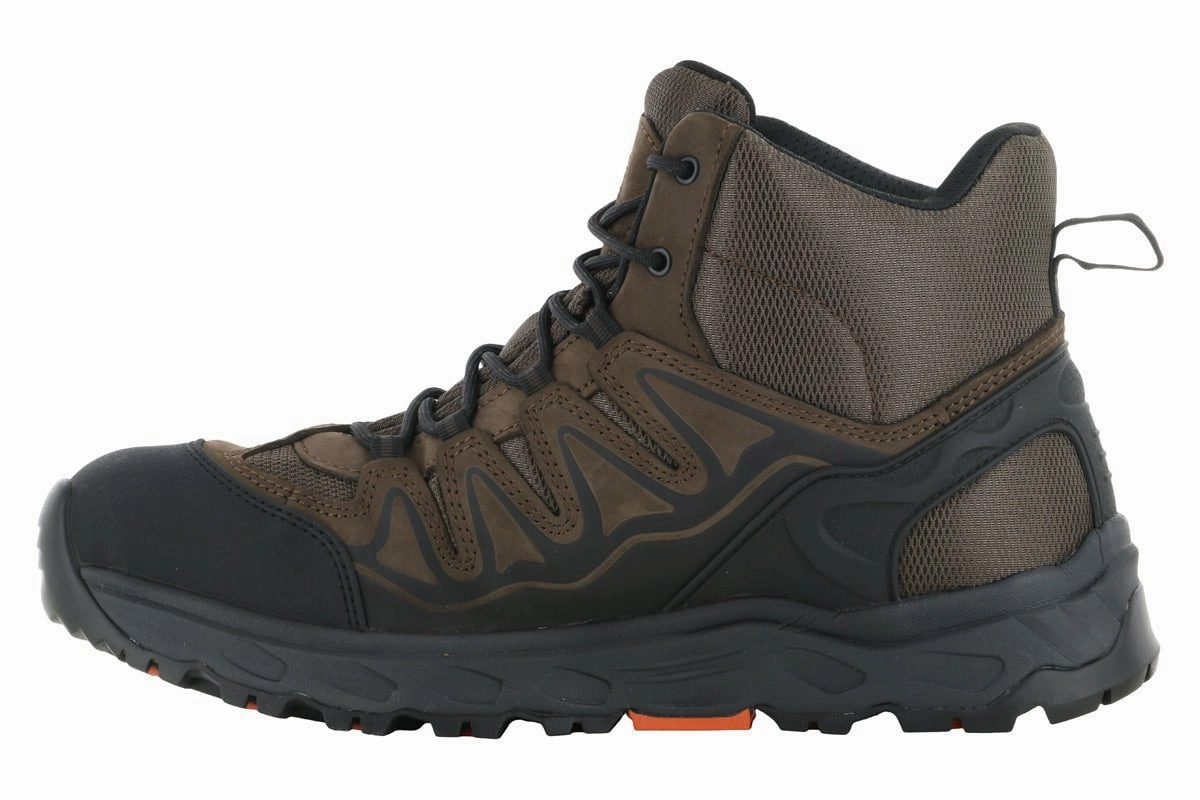Hoss Eric Hi Soft Toe Brown Durable Footwear Strong Lacing