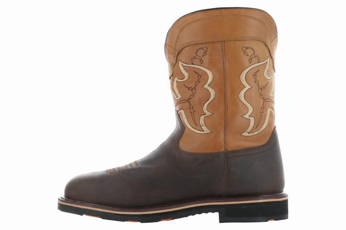 Hoss Showdown Composite Toe Western Boot Brown Oil Protection Thermal Proof Footwear