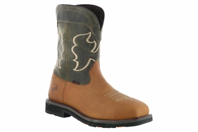 Hoss Showdown Composite Toe Western Boot Olive Fresh Step Hoss Showdown Composite Toe Western Boot Olive Slip Safe