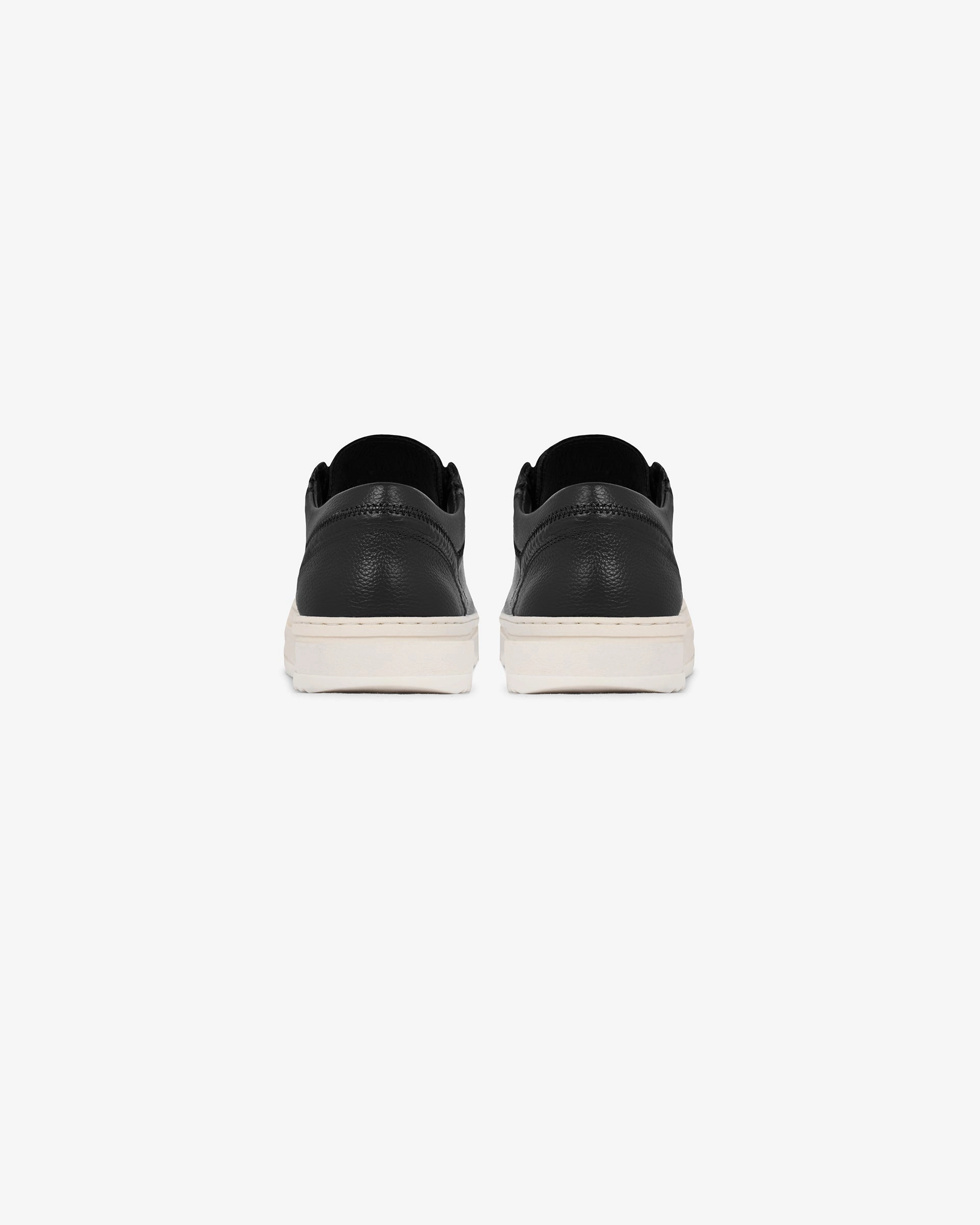 HTN Low Tumbled Leather - Black Wide Base Support partygoers