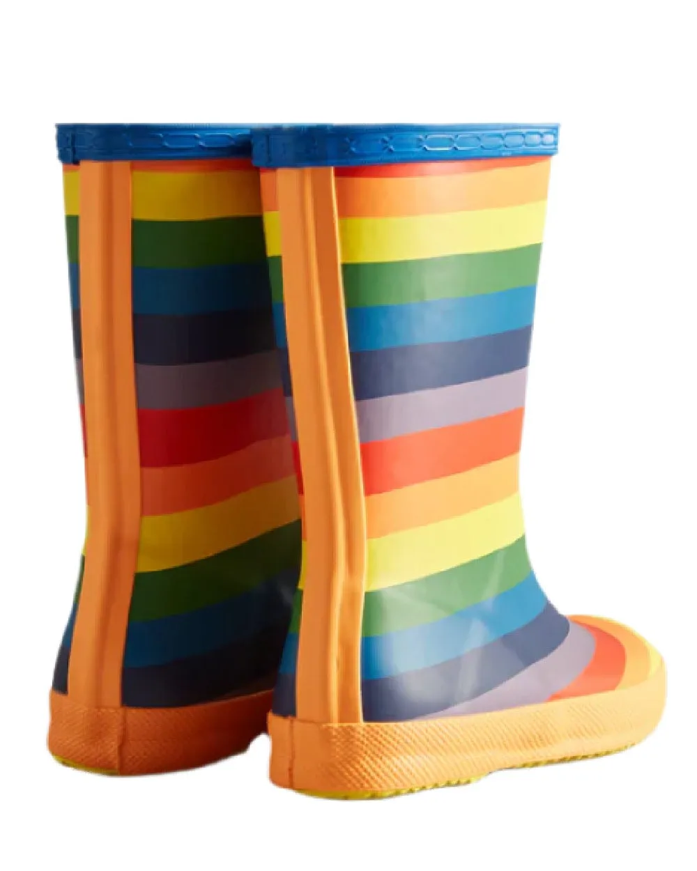 Hunter Kids First Classic Rainbow Print Wellington Boots