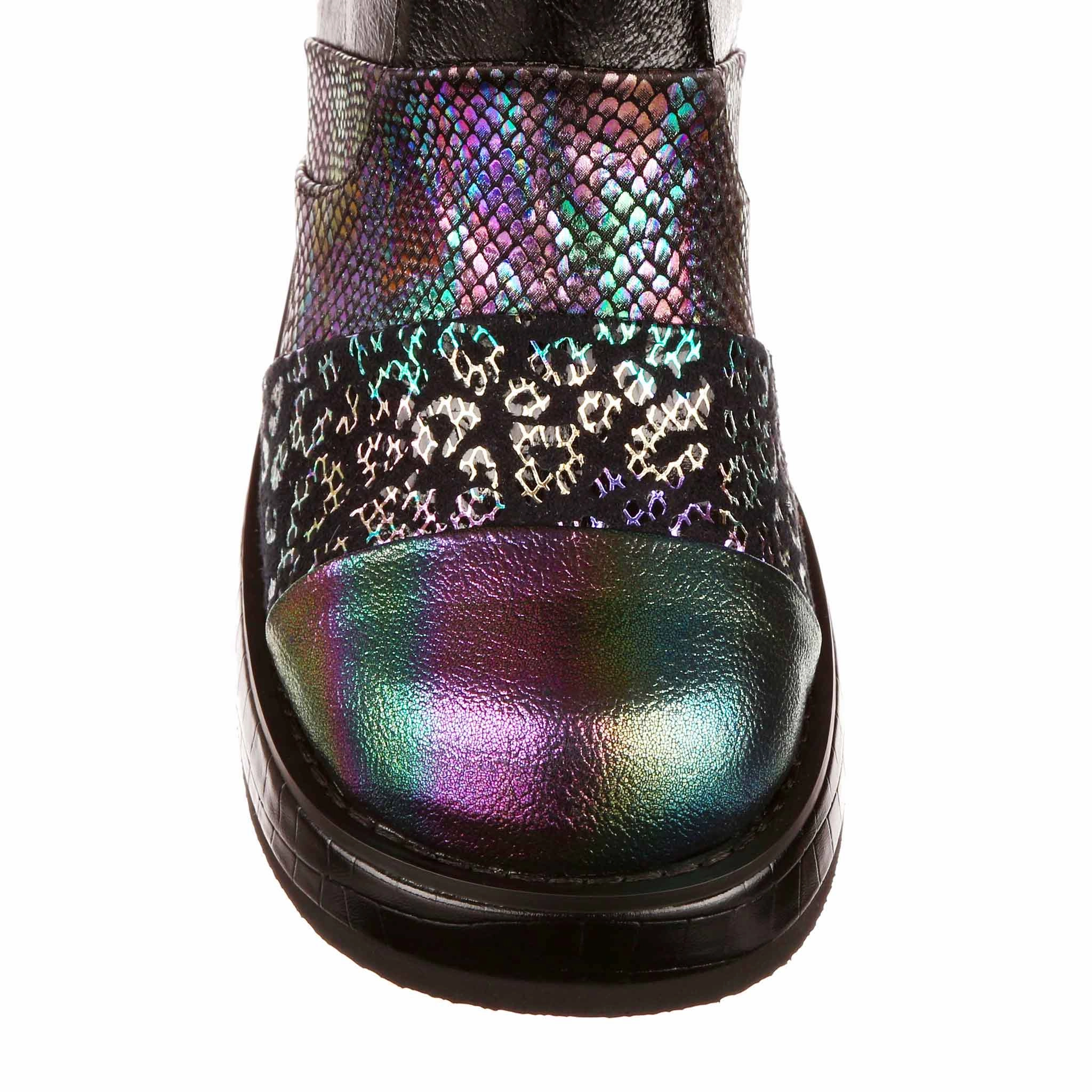 Chic Vibe Block Heel Ammonite