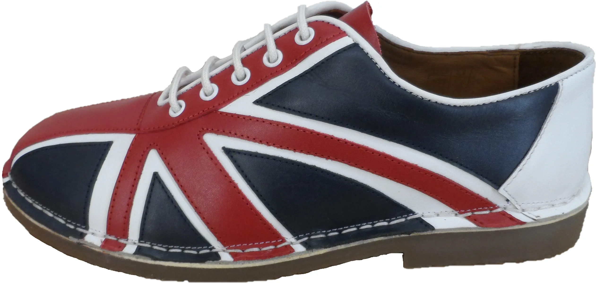 Ikon Original Union Jack Mens Red/White/Blue Mod Jam Bowling Shoes