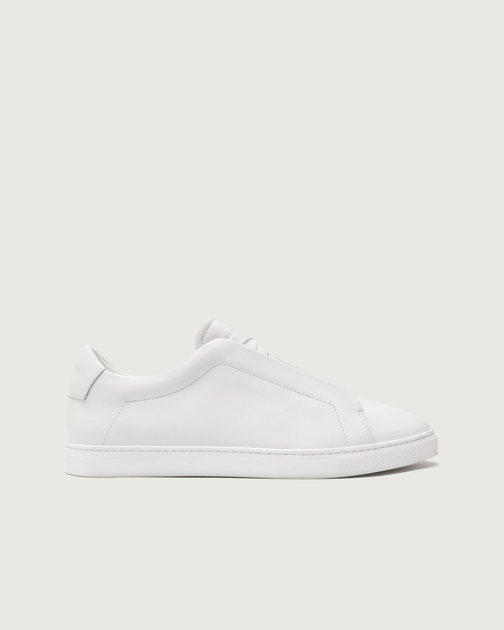 Low 1 Laceless | White Resilient Outsole Anti Slip Traction Pattern