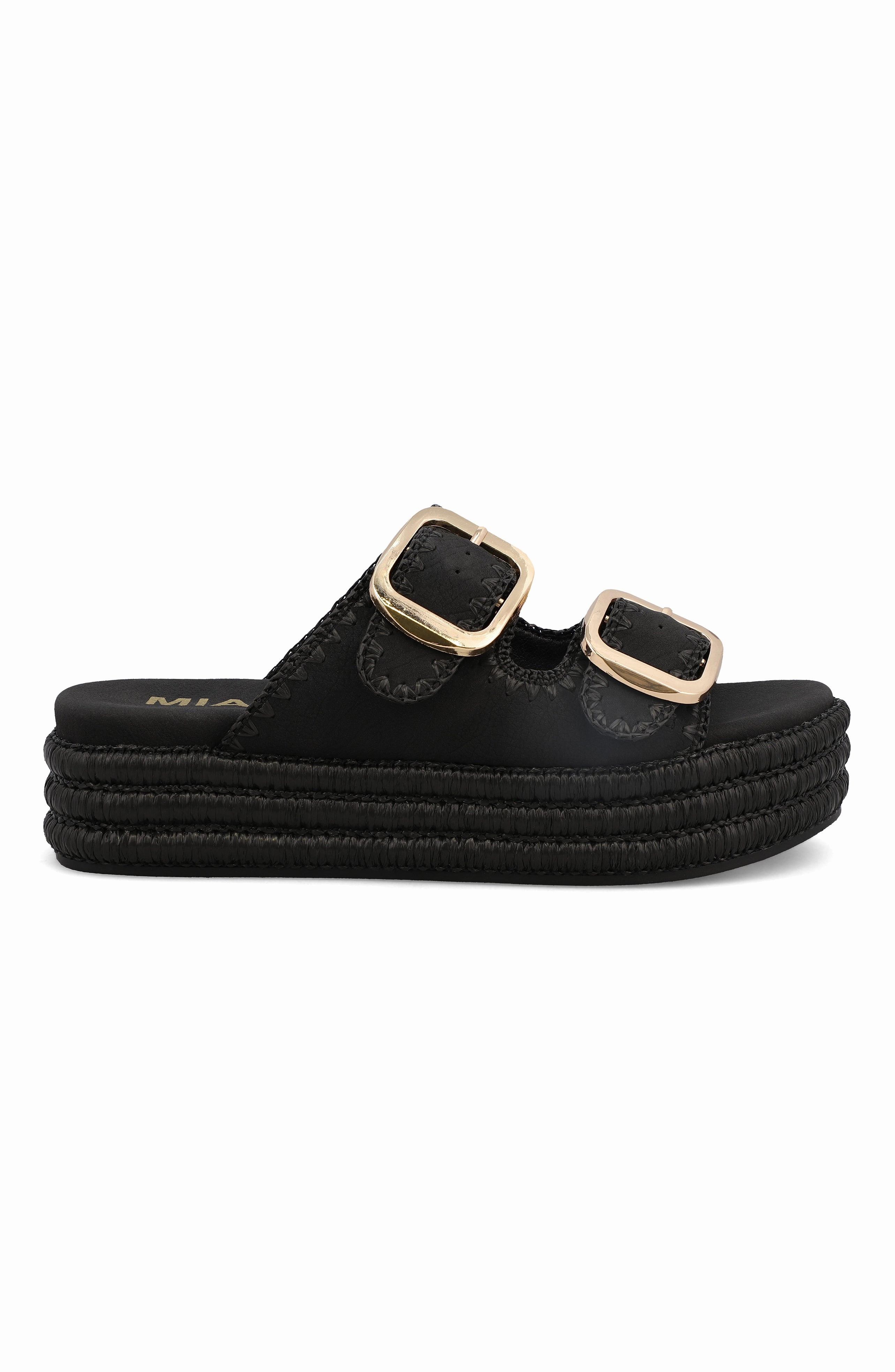 Customizable Fit Formal Look Mieko Sandal - Black