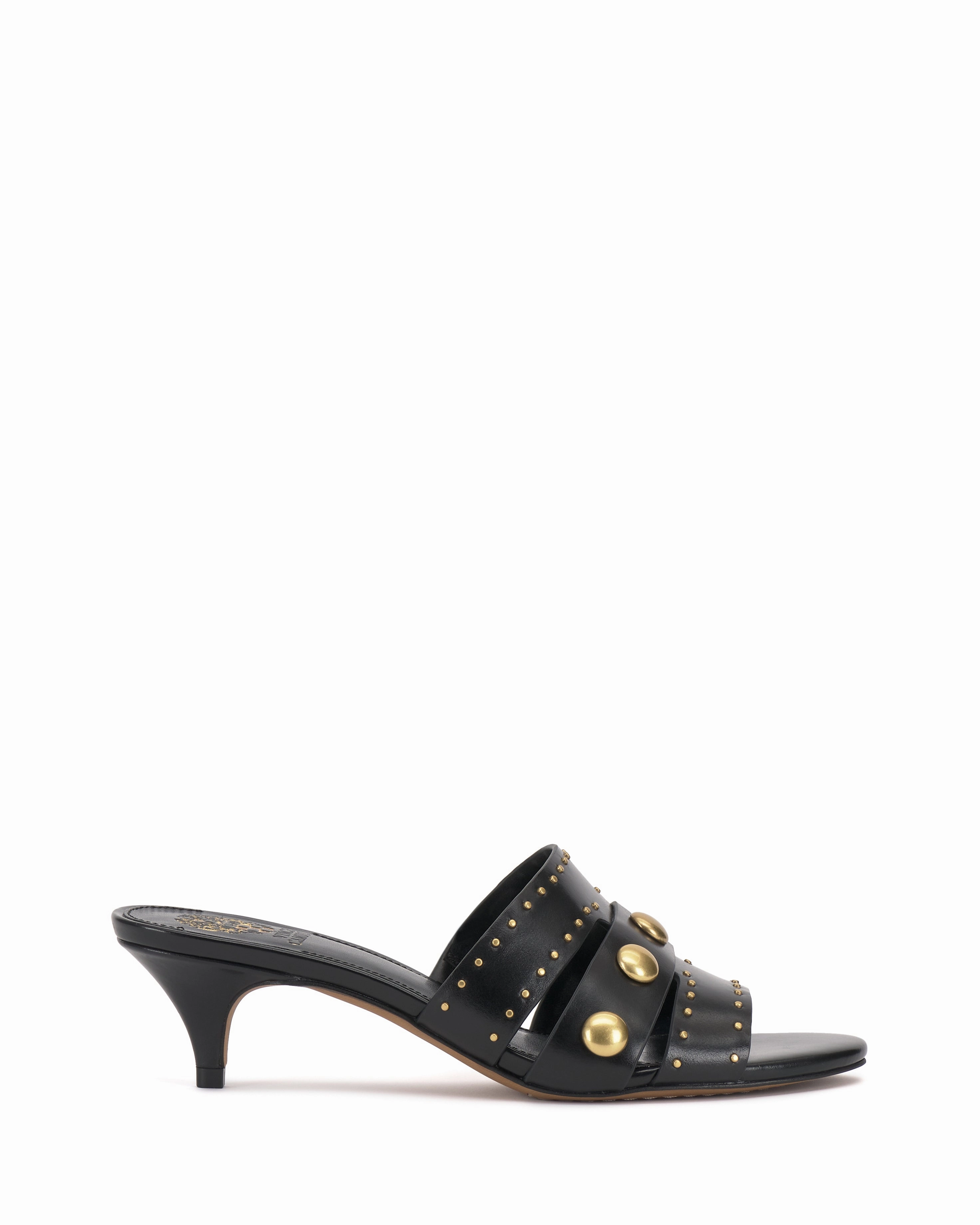 Kyler Studded Kitten Heel Sandal Flexible Move Bold