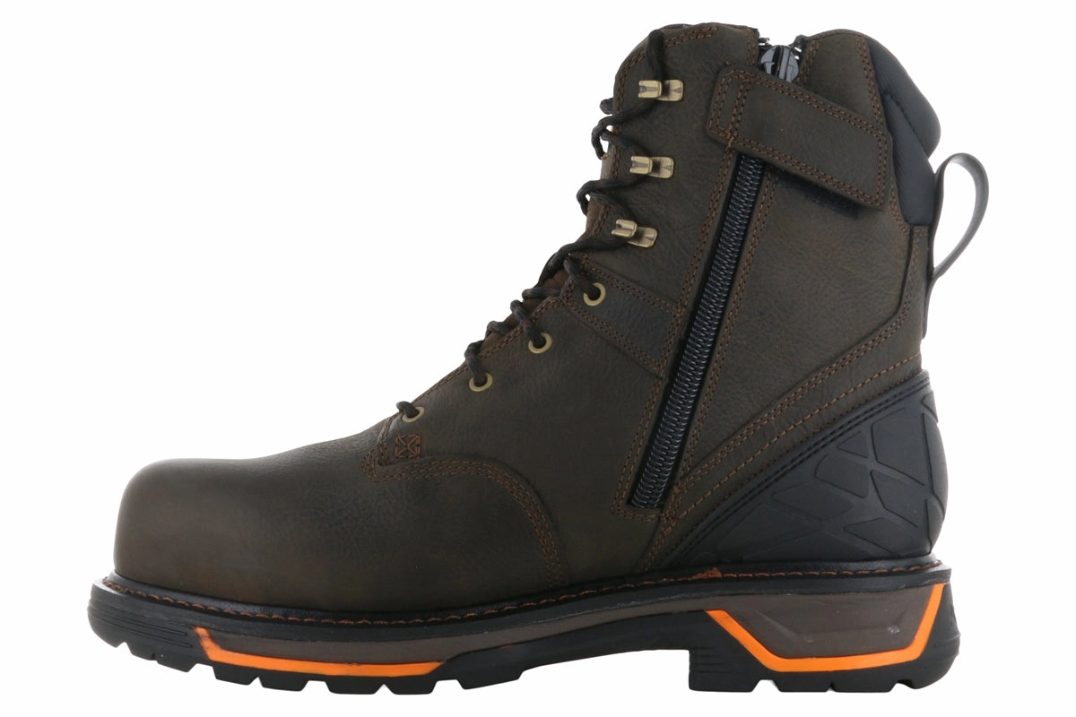 Heavy-duty Cushion Comfortable Shoes Ariat Big Rig 8" Waterproof Composite Toe Side Zip Boot