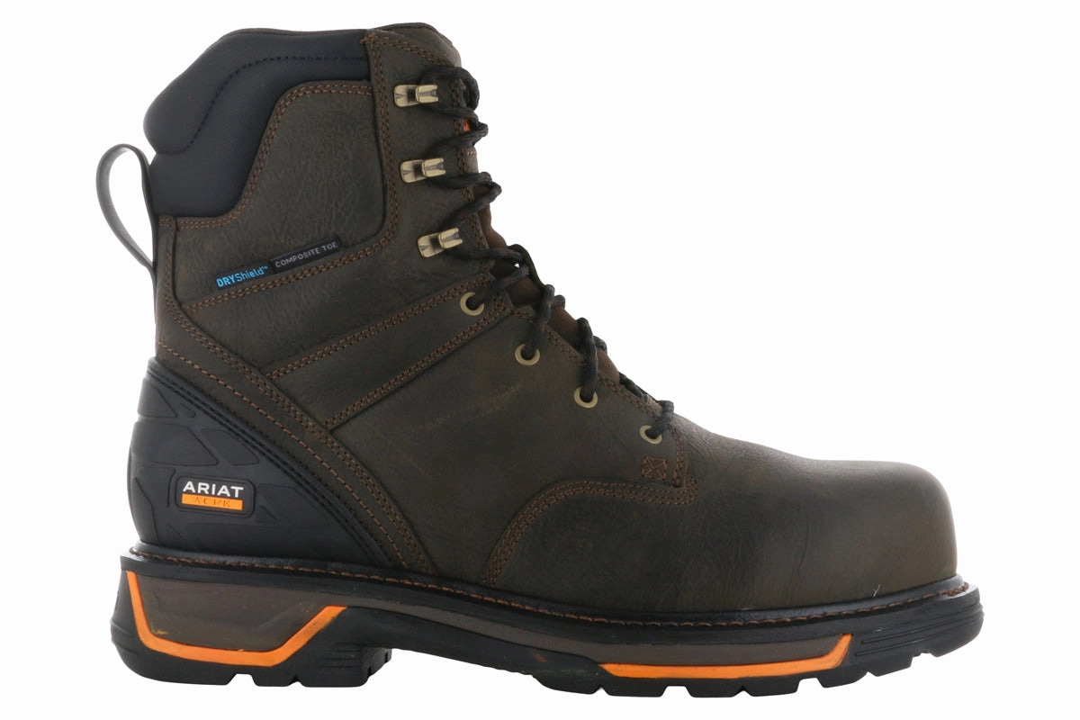 Ariat Big Rig 8" Waterproof Composite Toe Side Zip Boot Workplace Gear