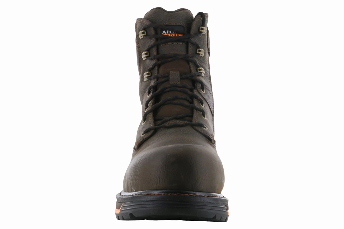 heel support shoes Waterproof Cushion Ariat Big Rig 8" Waterproof Composite Toe Side Zip Boot