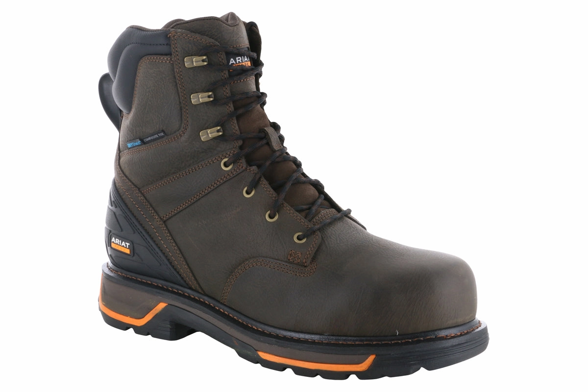 Ariat Big Rig 8" Waterproof Composite Toe Side Zip Boot Ankle Support