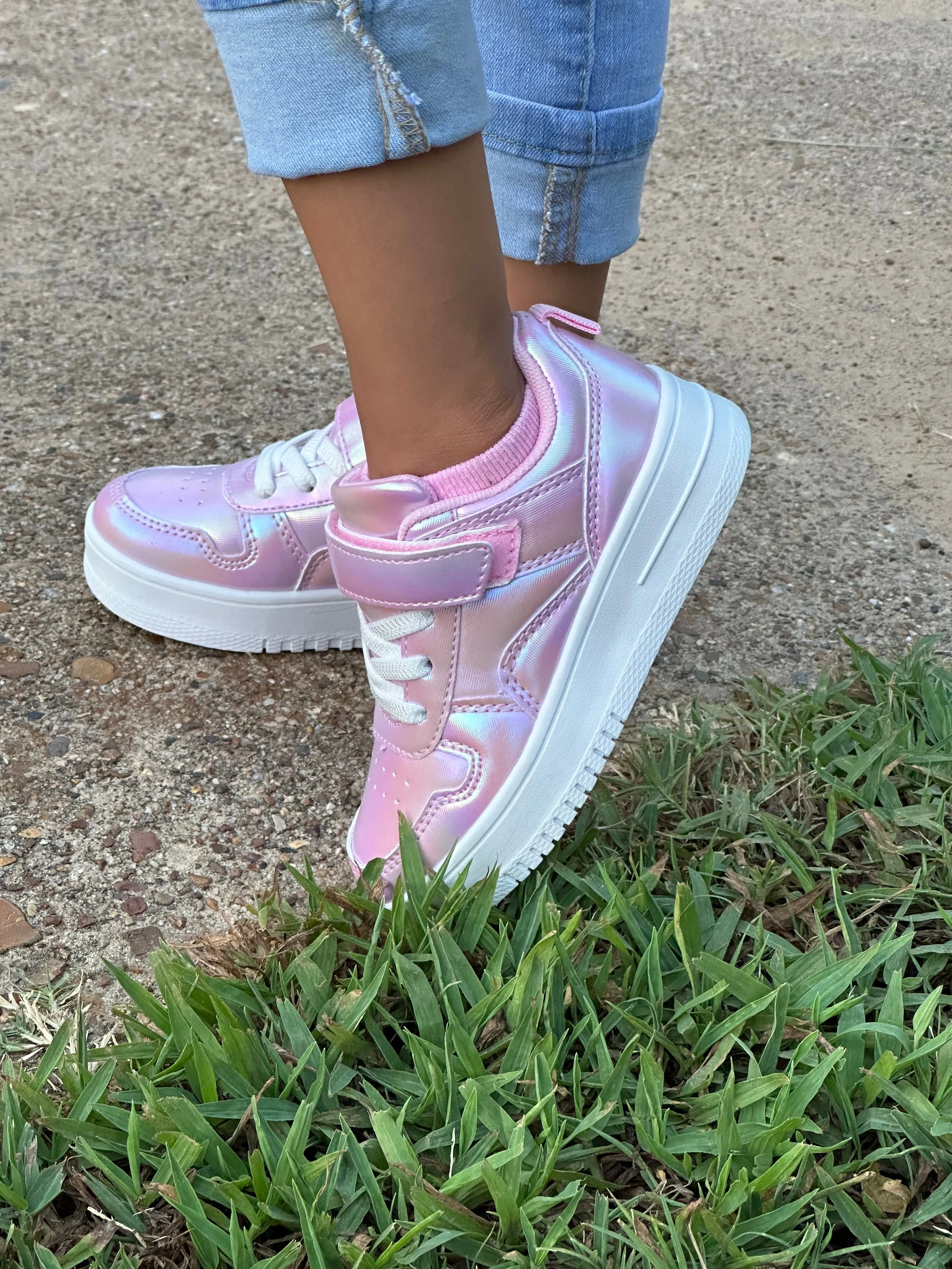 Infant Girls Tennis Shoes/Pink H-Rexx-01