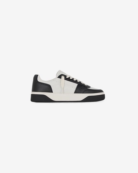 Initial Sneaker - Leather - Black Vintage White Friction Reducing Liner Initial Sneaker - Leather - Black Vintage White Torsional Stability Frame