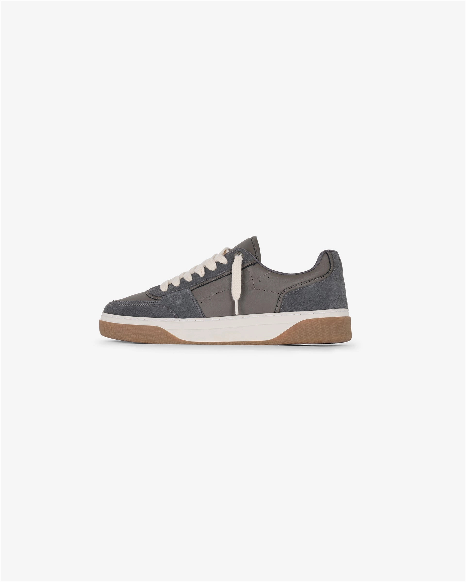 Initial Sneaker - Suede - Dark Taupe most school