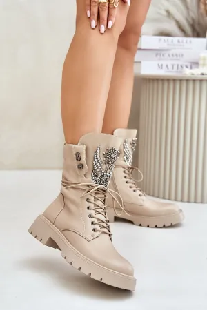Insulated rounded toe caps worker boots