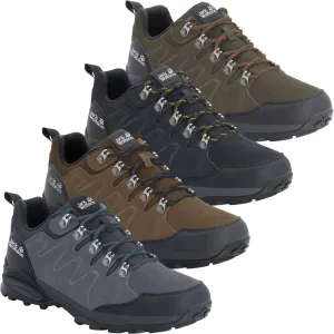 Jack Wolfskin Mens Refugio Texapore Waterproof Walking Shoes