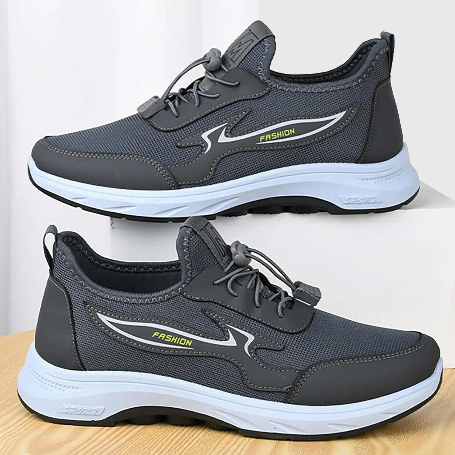 Jogging Walking Sneakers for Men Breathable Casual Comfortable Walking Sneaker Men's Arch Support Insole Shoes