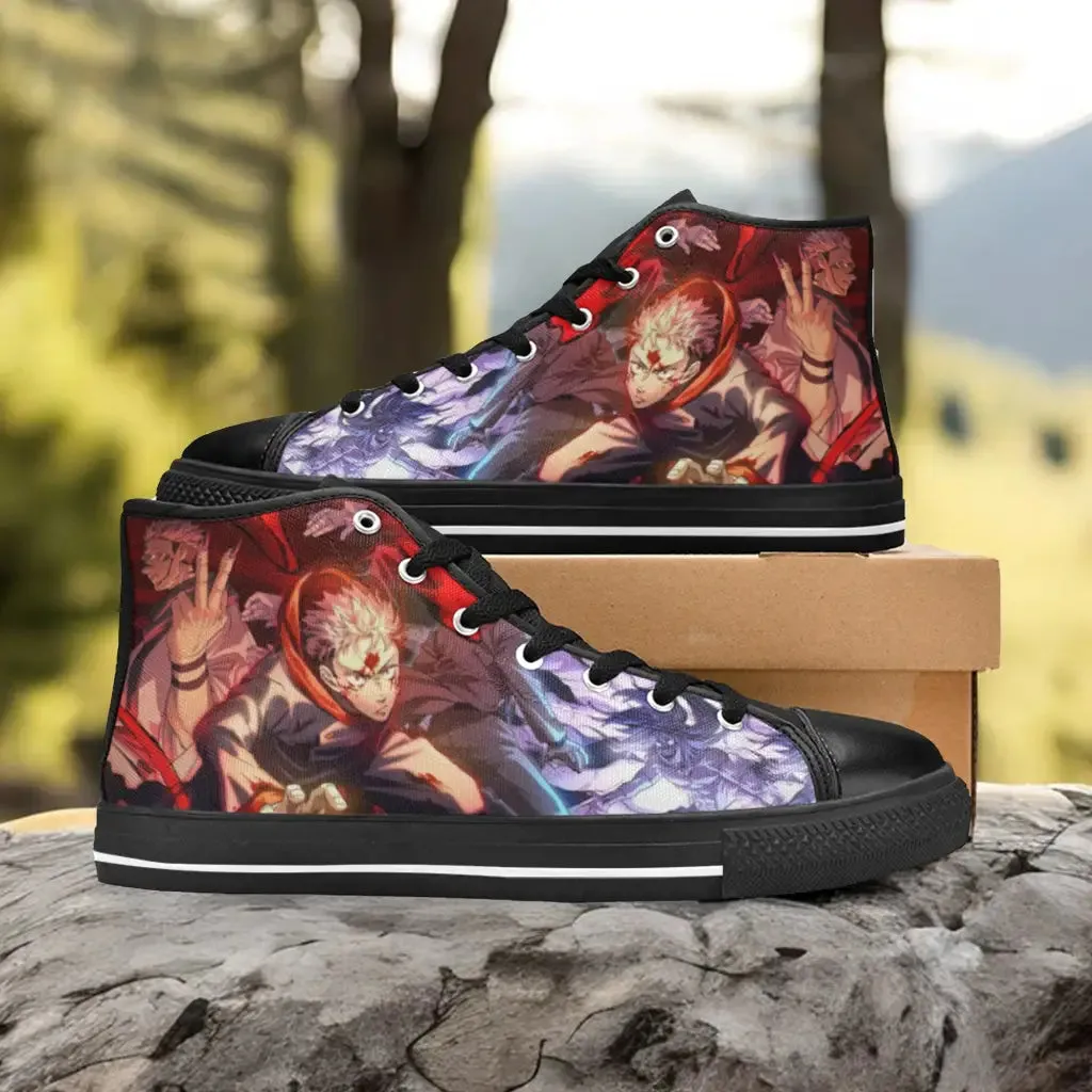 Jujutsu Kaisen Yuji Sukuna VS Mahito Shoes High Top Sneakers for Kids and Adults