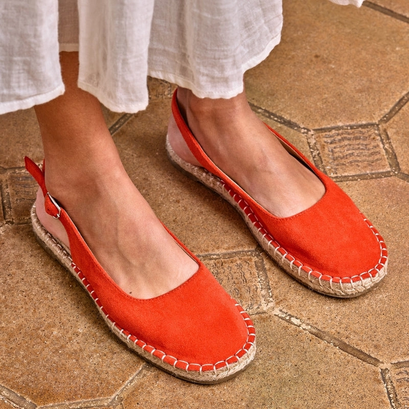 River Glow Supportive Walk Juliette Espadrilles - Red