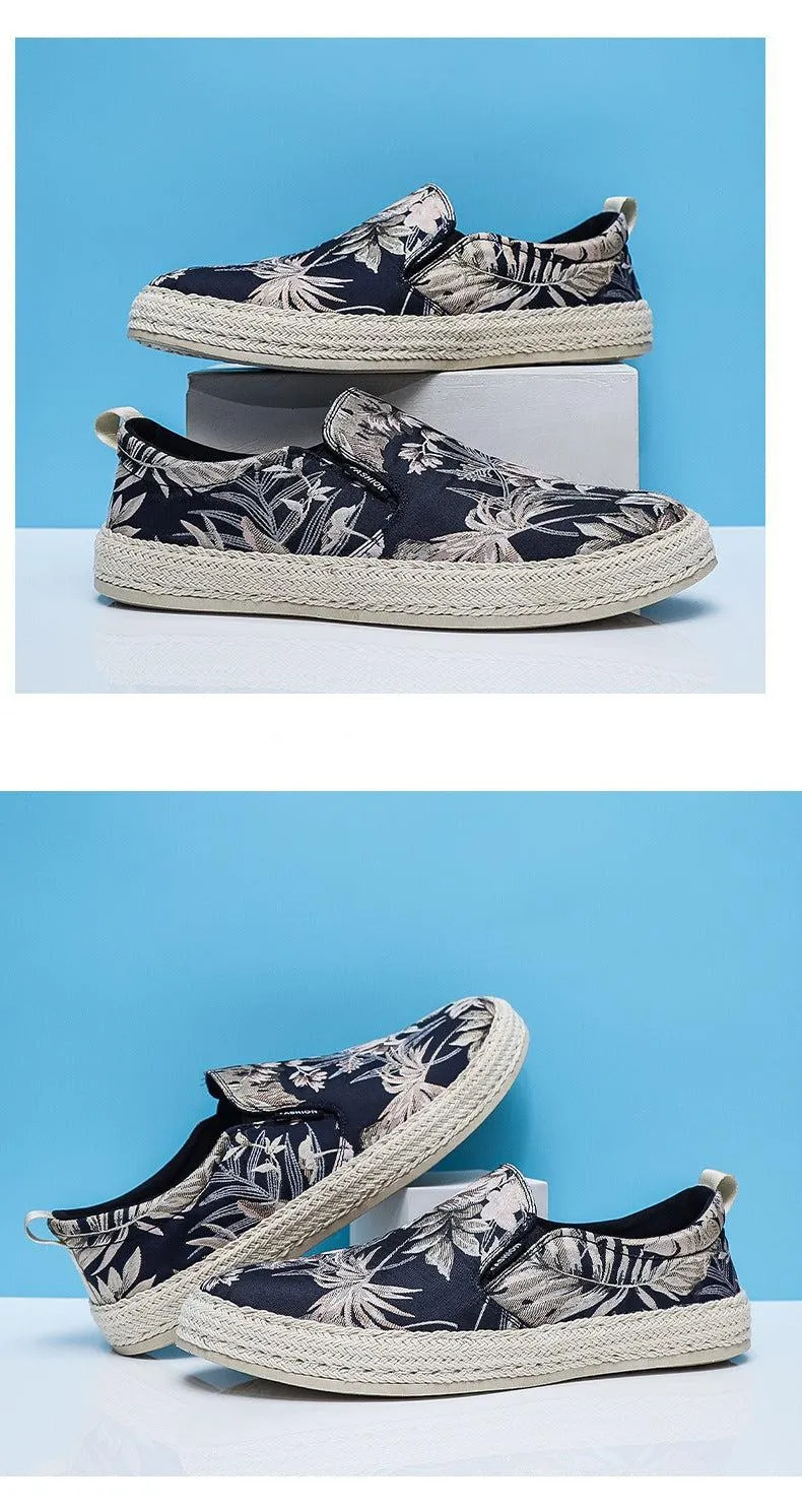 Junglemen  Men's slip-on canvas shoes