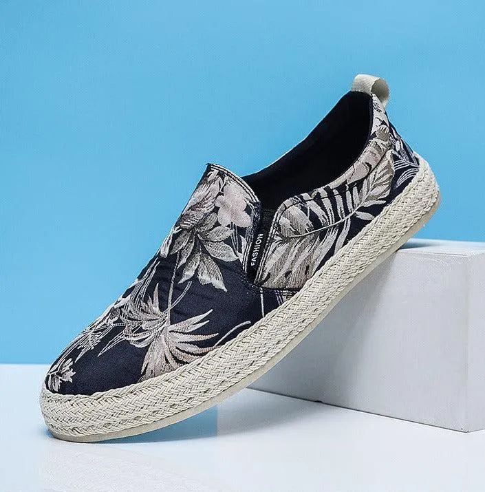 Junglemen  Men's slip-on canvas shoes