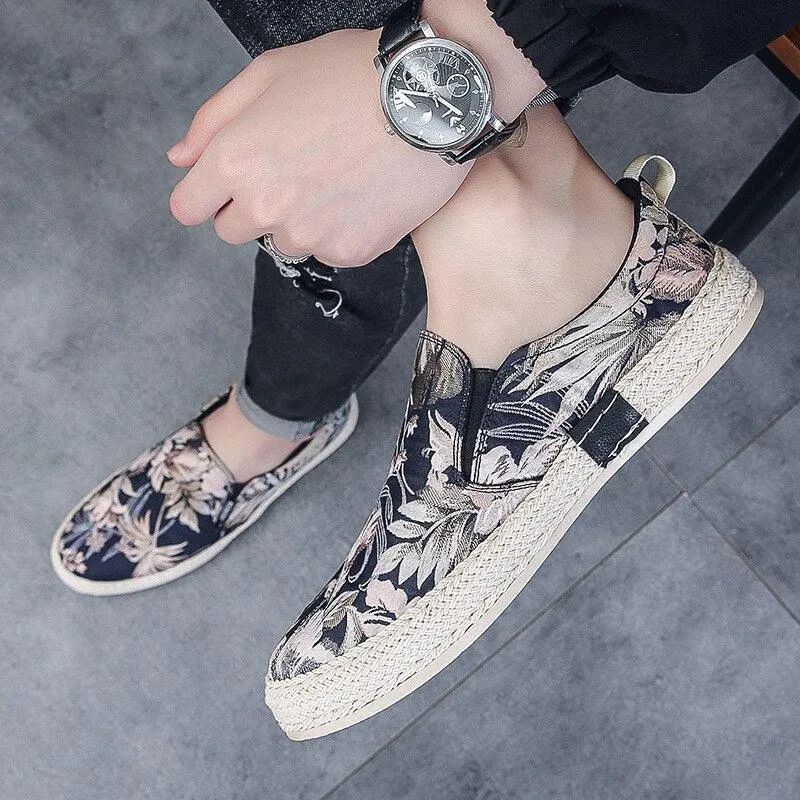 Junglemen  Men's slip-on canvas shoes